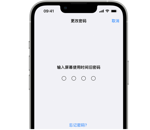 丰润iPhone屏幕维修分享iPhone屏幕使用时间密码忘记了怎么办 