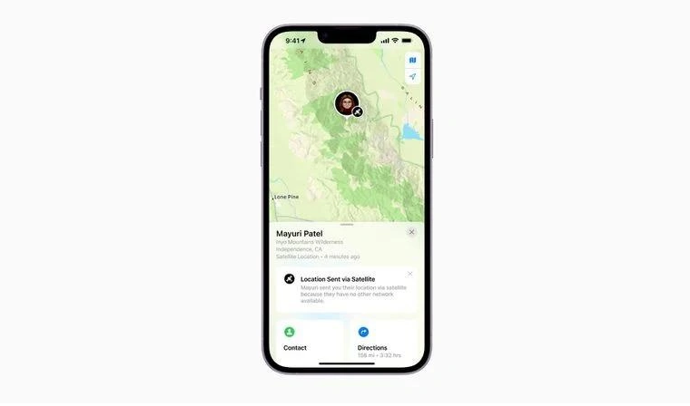 丰润苹果14维修分享iPhone14系列中 FindMy功能通过卫星分享位置方法教程 