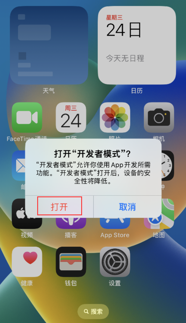 丰润苹果手机维修分享如何打开开发者模式 